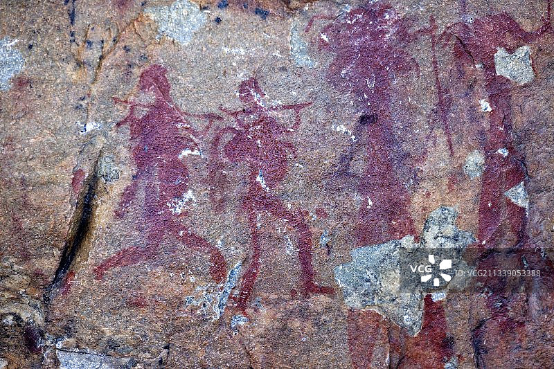 南非岩画图片素材