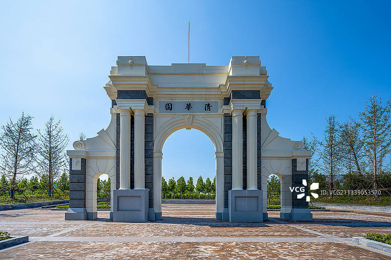 中国河南郑州清华园建筑图片素材