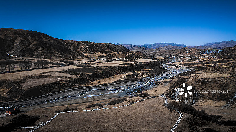 川西甘孜州康定道孚八美风光图片素材