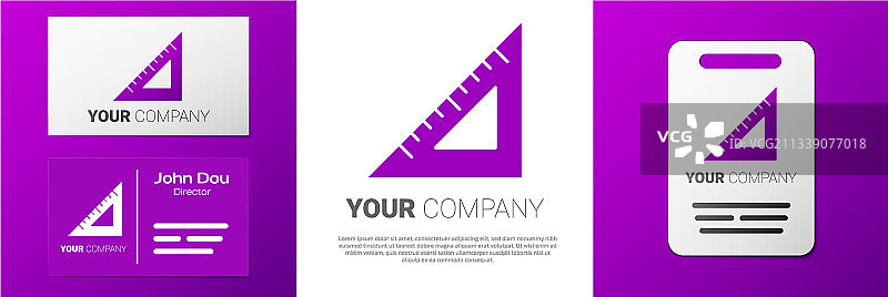 三角尺标志图片素材