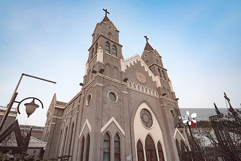 北京长辛店天主教教堂图片素材