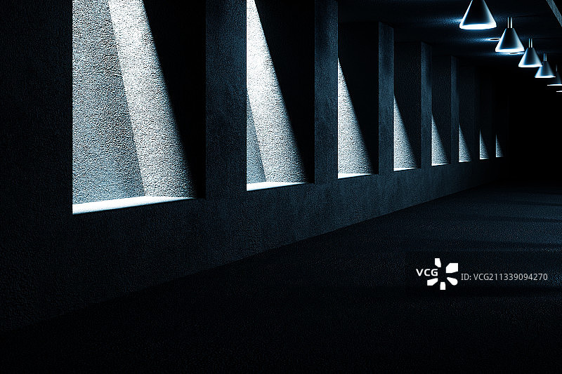 3D现代简洁集合空间背景图片素材