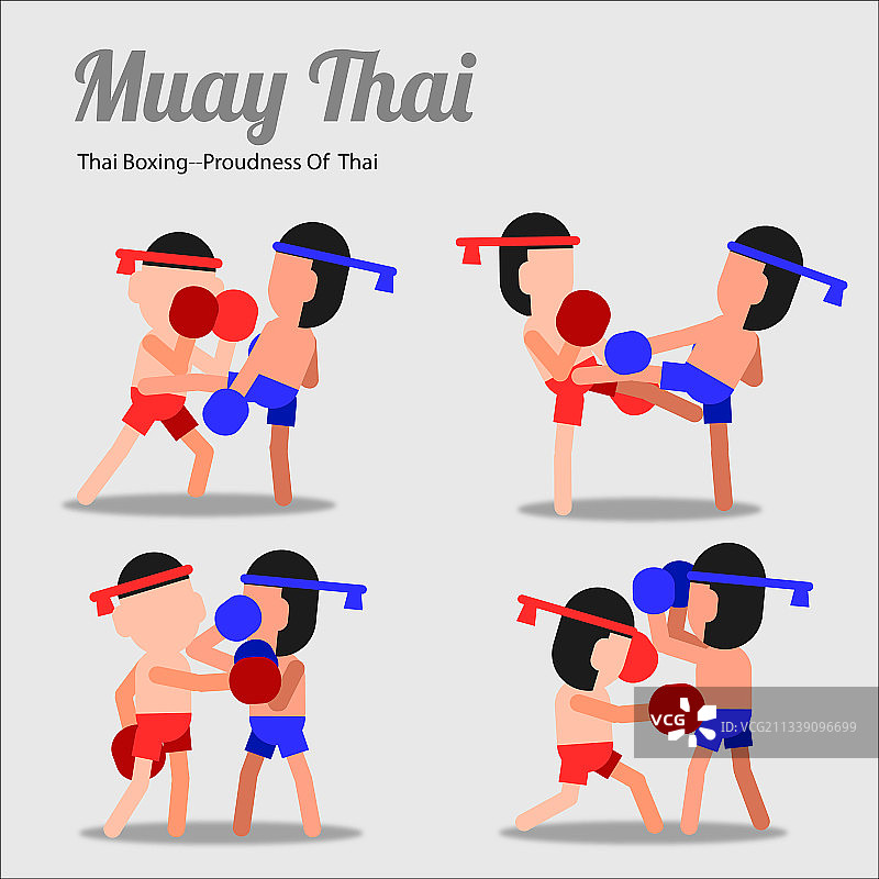 泰拳格斗艺术图片素材
