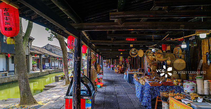 浙江·绍兴·安昌古镇图片素材