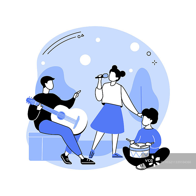 音乐营抽象概念图片素材