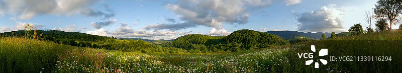 全景景观对天空图片素材