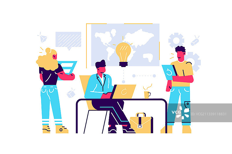 办公室用品培训和有效时间图片素材