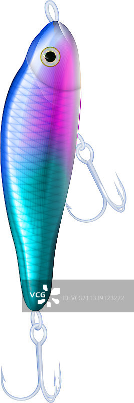 逼真的鱼饵图标图片素材