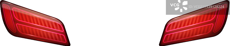 逼真的车头灯图片素材