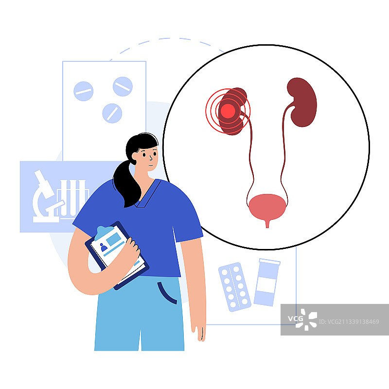 肾脏疾病概念图片素材