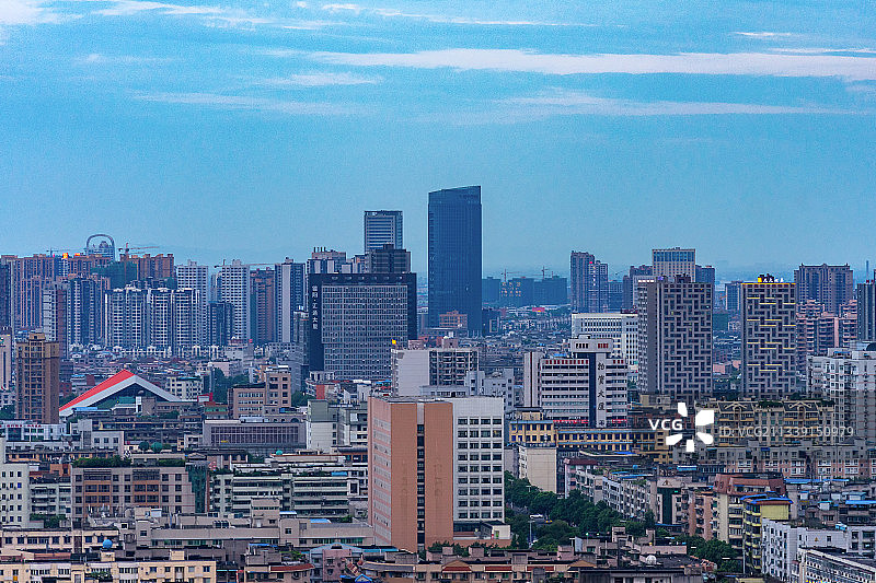 四川省德阳市旌阳区天际线图片素材