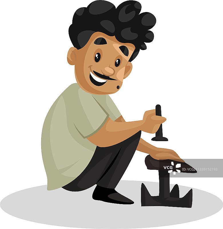 卡通鞋匠角色图片素材