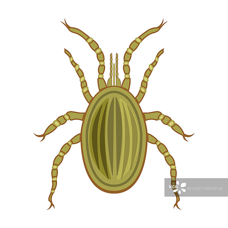 卡通寄生虫图标图片素材