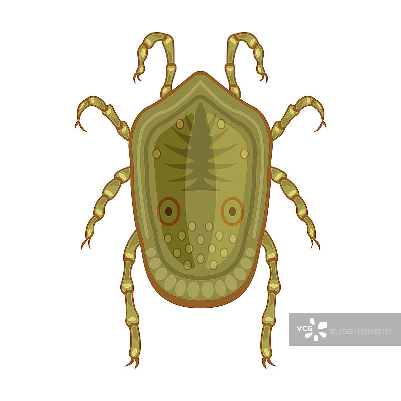 卡通寄生虫图标图片素材