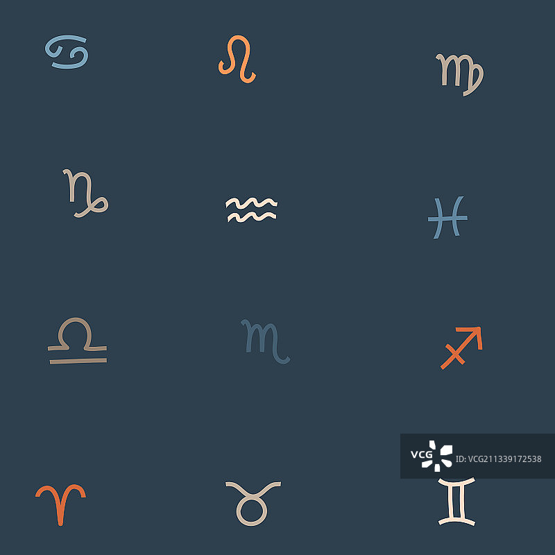 手绘抽象扁平图形素材图片素材