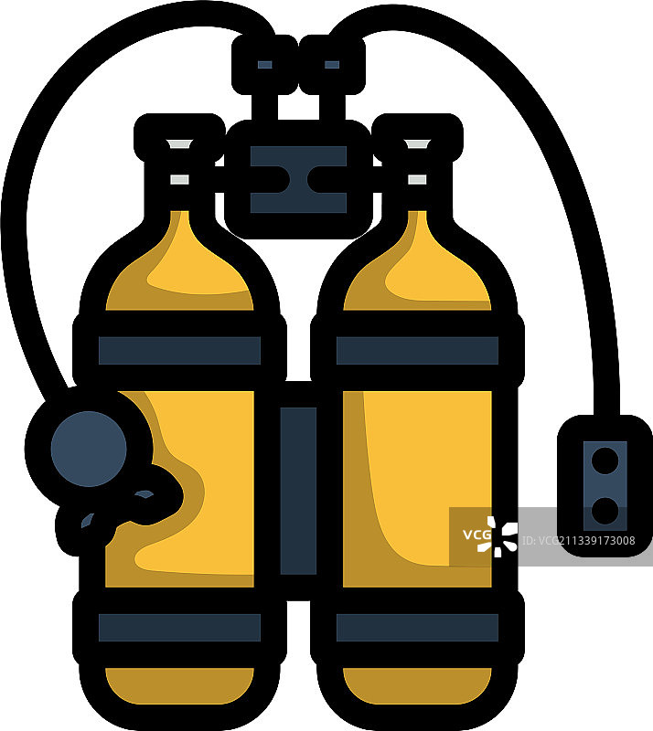 水肺潜水图标图片素材