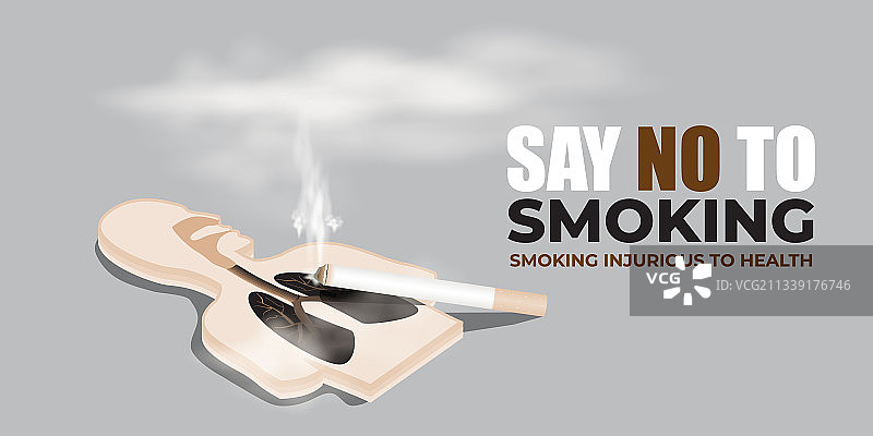 5月31日世界无烟日概念图片素材