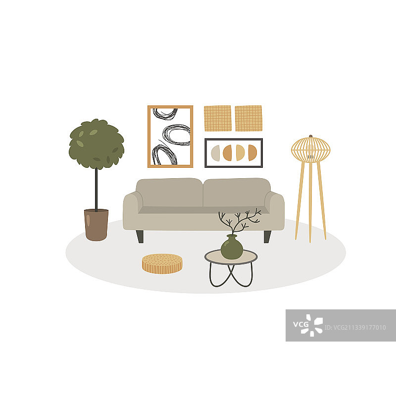 日式风格室内设计图片素材