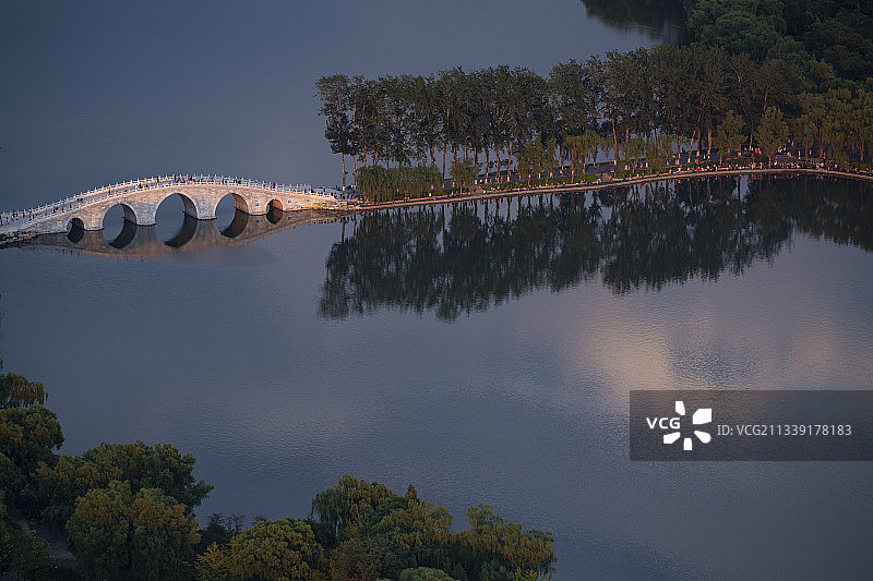 鸟瞰北京图片素材