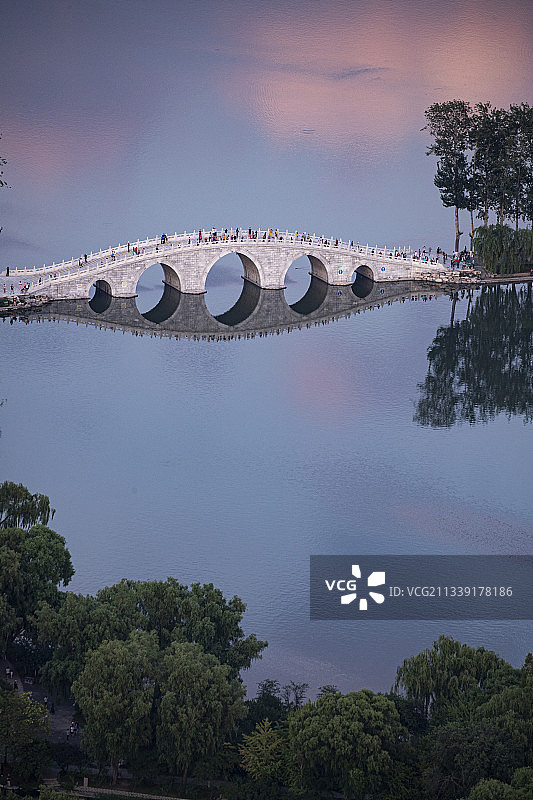 鸟瞰北京图片素材