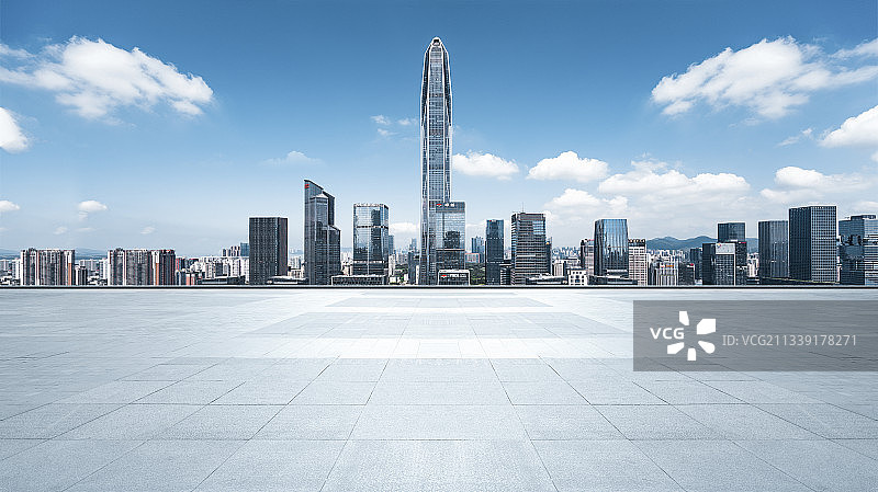 深圳城市广场路面图片素材