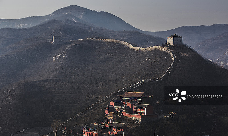 固关长城风光图片素材