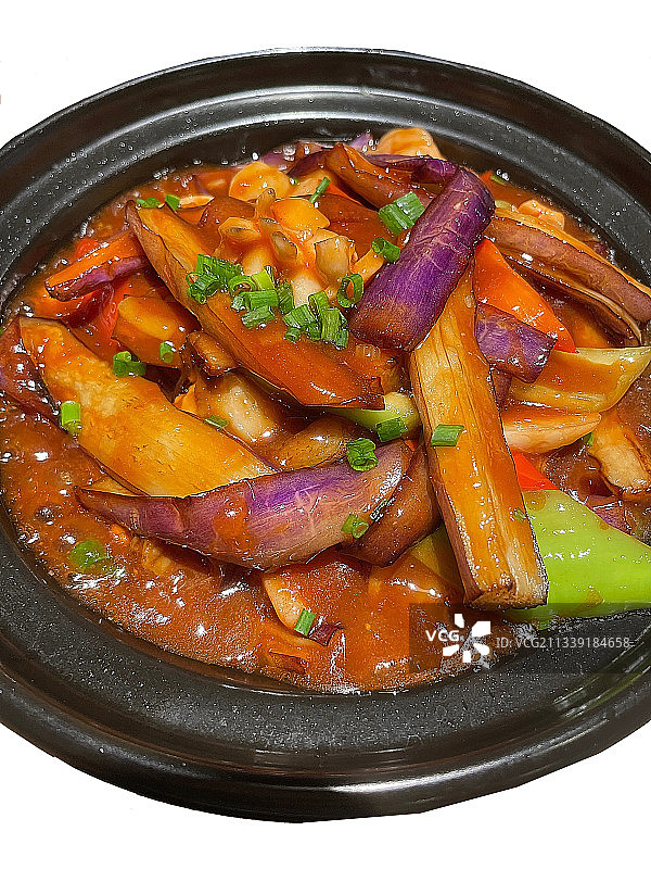 茄子煲图片素材