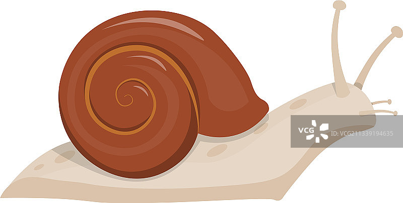 可爱的蜗牛卡通图片素材