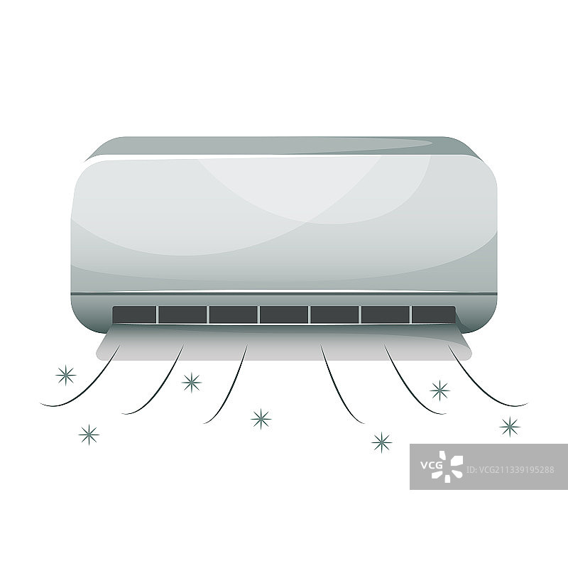 家用空调隔离图图片素材