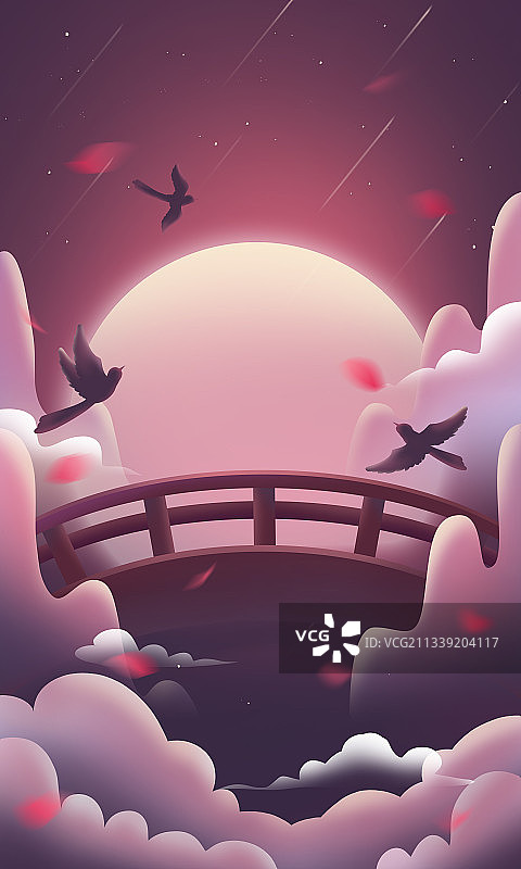 中国传统文化之七夕情人节图片素材