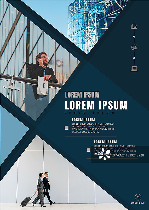 商务宣传册设计图片素材