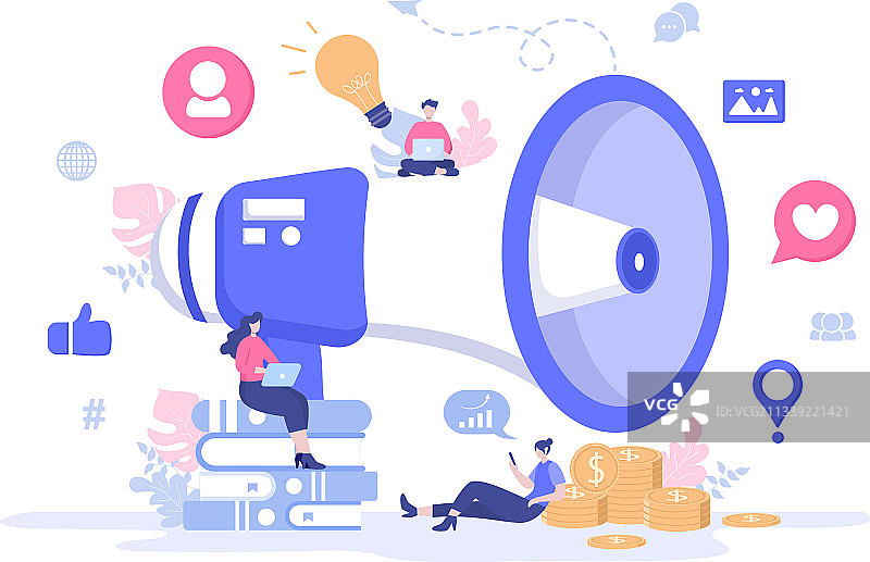用于在线广告的社交媒体营销图片素材