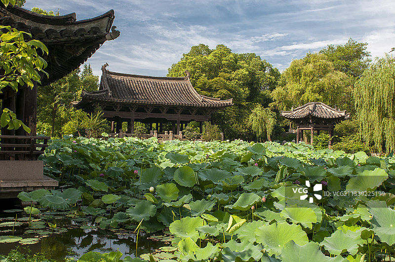 2009-06-26中国，浙江省，绍兴市，沈园图片素材