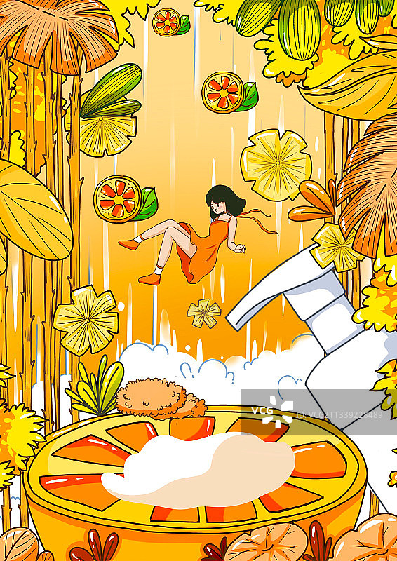 橙子陷阱图片素材