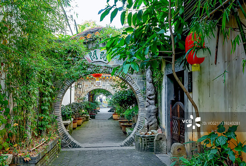 长沙靖港古镇风光及印象图片素材