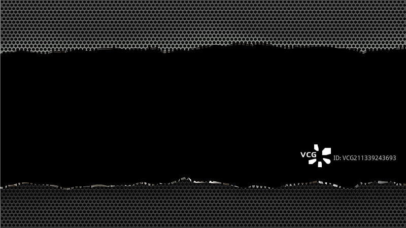 带有复制空间的金属撕裂穿孔板图片素材