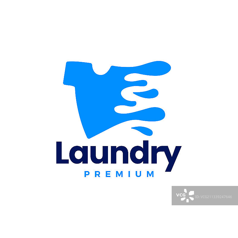 洗衣T恤水花T恤Logo图标图片素材