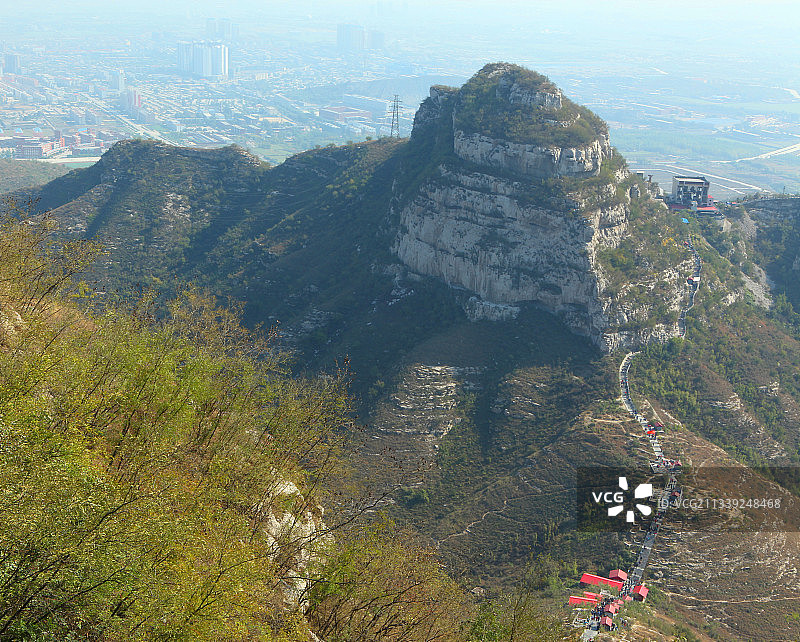 中国河北石家庄鹿泉抱犊寨-、鹿泉图片素材