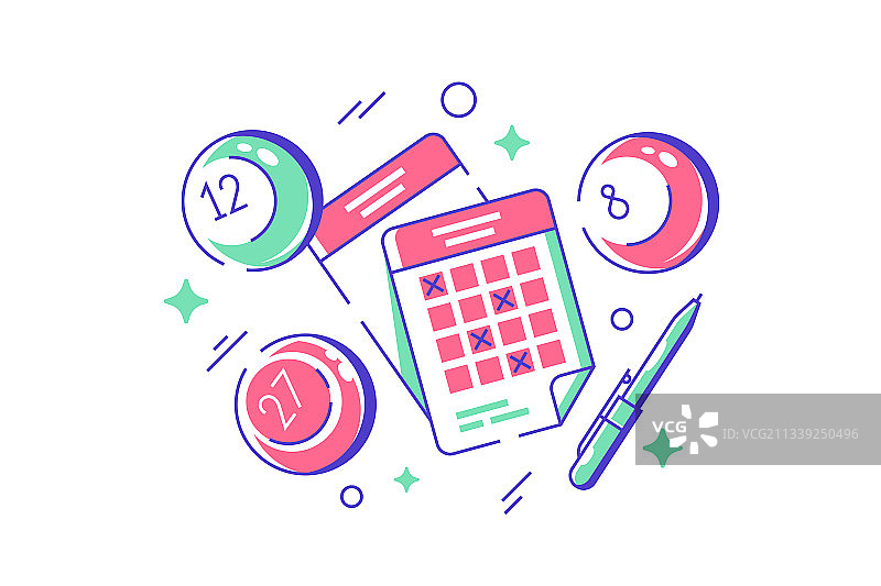 彩票和彩票游戏图片素材