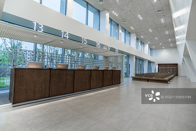 办公室前台图片素材