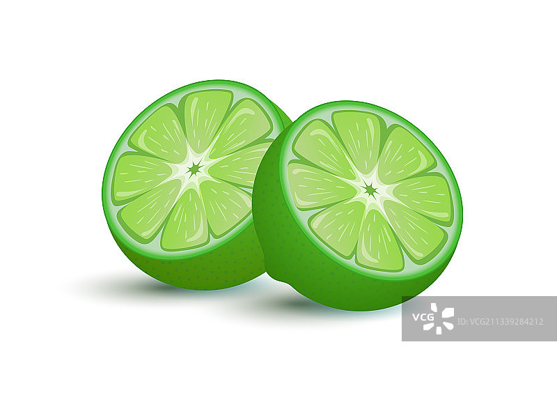 卡通酸橙水果图片素材