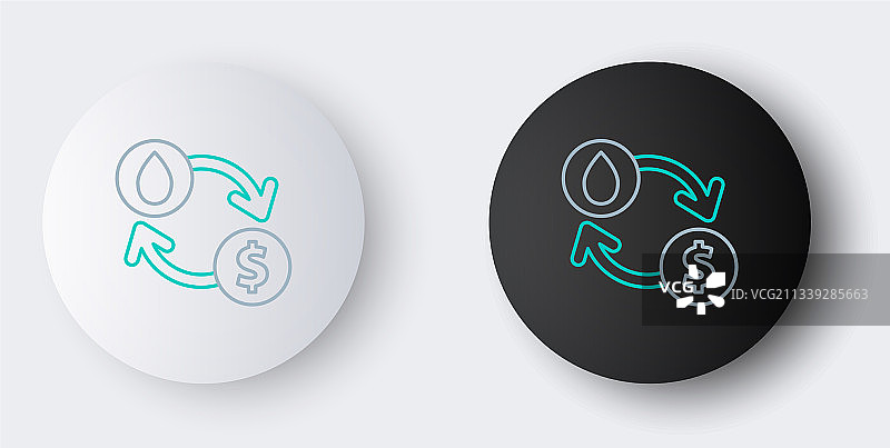 油品交换水转移转换图标图片素材