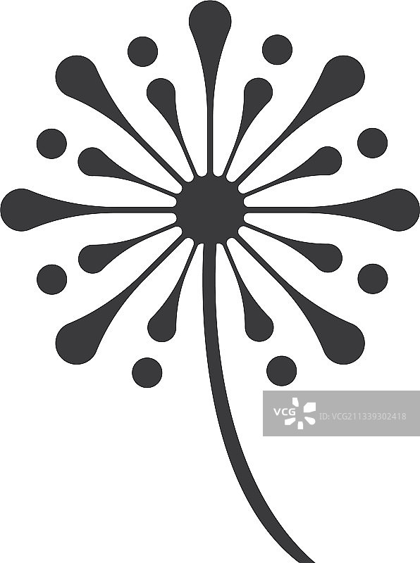 蒲公英符号图标图片素材