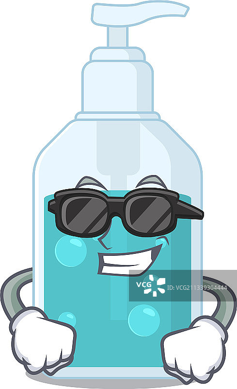 卡通人物免洗洗手液图片素材