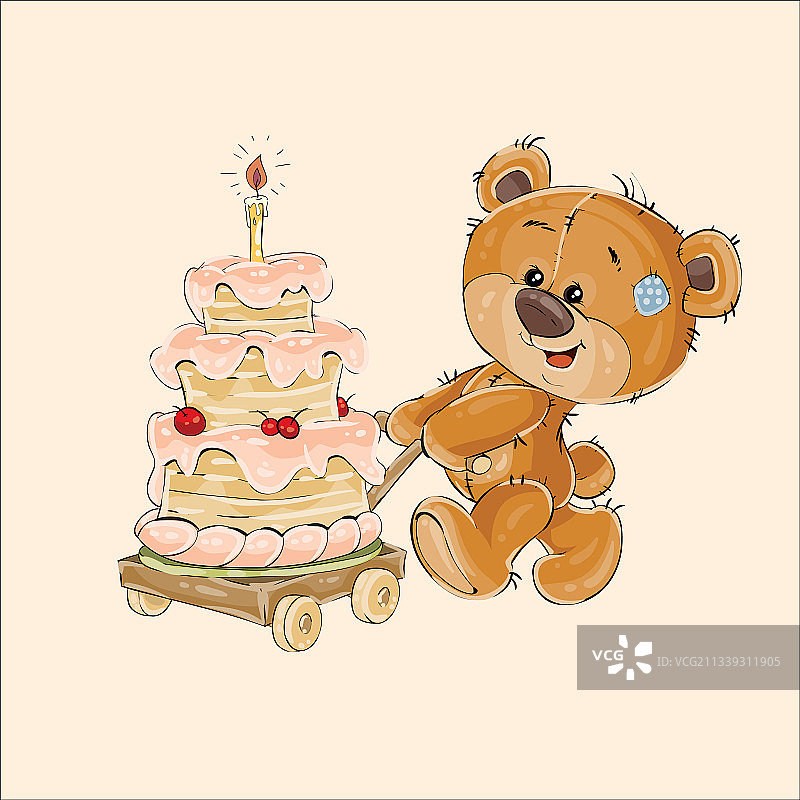 可爱的泰迪熊设计图片素材