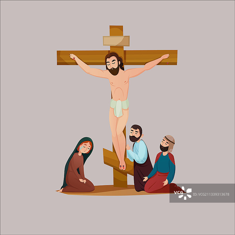 圣经故事插图设计图片素材