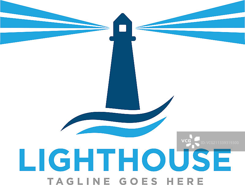 灯塔Logo图标设计图片素材