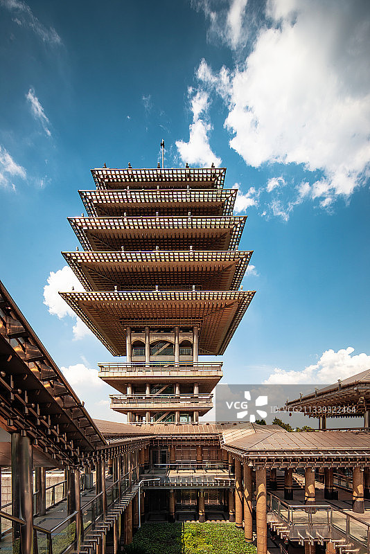杭州余杭区东来阁景区图片素材