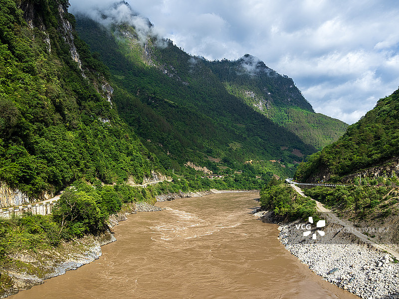 丙中洛的清晨图片素材