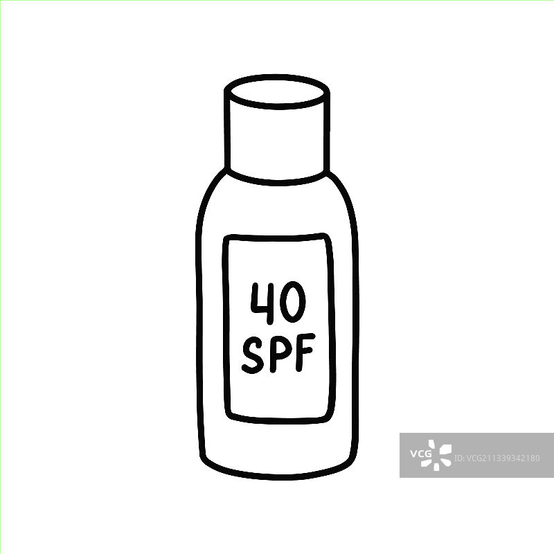 身体防晒霜包装图片素材